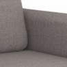 Kétszemélyes tópszínű szövet kanapé 140 cm