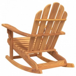 Tömör tíkfa kerti adirondack hintaszék 79 x 100 x 103 cm