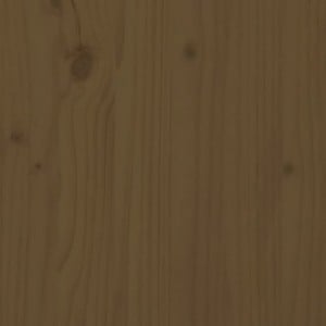 Mézbarna tömör fenyőfa faliszekrény 80x35x154 cm