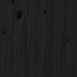 Fekete tömör fenyőfa komposztáló 82,5 x 82,5 x 99,5 cm