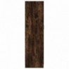 Füstös tölgy színű szerelt fa ruhásszekrény 82,5x51,5x180 cm
