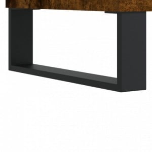 Füstös tölgy színű szerelt fa íróasztal 140x50x75 cm
