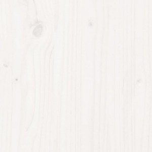 Fehér kültéri tömör fa bárasztal tetővel 112,5 x 57 x 195,5 cm