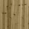 Impregnált fenyőfa gabion kerti pad 100 x 70 x 72 cm