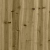 Impregnált fenyőfa gabion kerti pad 100 x 102 x 72 cm