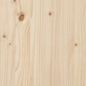 Tömör fenyőfa gabion kerti pad 143x71x65,5 cm