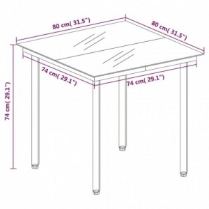 3 részes fekete PVC rattan kerti étkezőgarnitúra