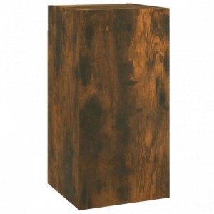 7 db füstös tölgyszínű szerelt fa TV-szekrény 30,5 x 30 x 60 cm