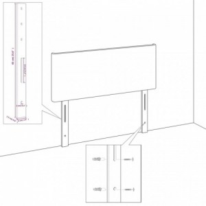 Sötétbarna szövet ágykeret matrac nélkül 160 x 200 cm