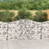 2 db íves horganyzott vas gabion kosár 200x30x100|120 cm