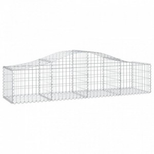 13 db íves horganyzott vas gabion kosár 200x50x40|60 cm