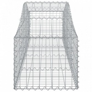 20 db íves horganyzott vas gabion kosár 200x50x40|60 cm