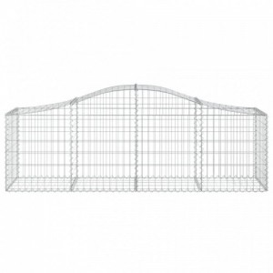 20 db íves horganyzott vas gabion kosár 200x50x60|80 cm