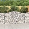 3 db íves horganyzott vas gabion kosár 200 x 50 x 100|120 cm