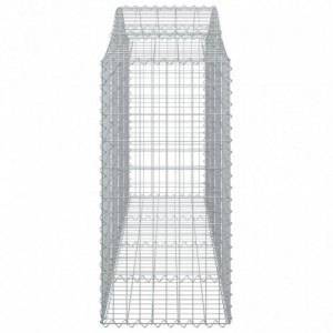 3 db íves horganyzott vas gabion kosár 200 x 50 x 100|120 cm