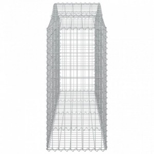 10 db íves horganyzott vas gabion kosár 200 x 50 x 100|120 cm