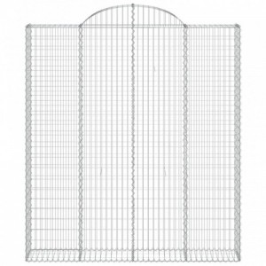 3 db íves horganyzott vas gabion kosár 200x30x220|240 cm