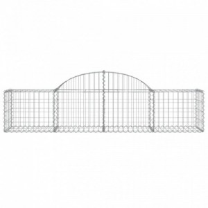 30 db íves horganyzott vas gabion kosár 200x50x40|60 cm