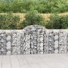 4 db íves horganyzott vas gabion kosár 200 x 50 x 100|120 cm