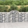 40 db íves horganyzott vas gabion kosár 200x50x100|120 cm