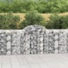 50 db íves horganyzott vas gabion kosár 200x50x100|120 cm