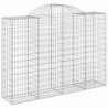 13 db íves horganyzott vas gabion kosár 200x50x140|160 cm