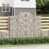 8 db íves horganyzott vas gabion kosár 200x50x160|180 cm