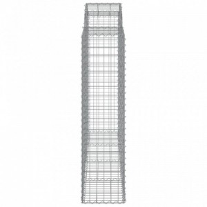 8 db íves horganyzott vas gabion kosár 200x50x160|180 cm