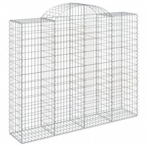 12 db íves horganyzott vas gabion kosár 200x50x160|180 cm