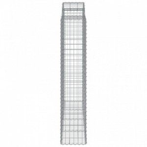 3 db íves horganyzott vas gabion kosár 200x50x200|220 cm