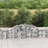 17 db íves horganyzott vas gabion kosár 300x50x60|80 cm