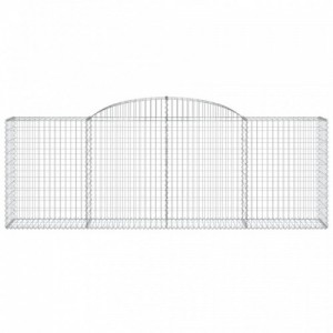 11 db íves horganyzott vas gabion kosár 300 x 50 x 100|120 cm