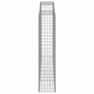 3 db íves horganyzott vas gabion kosár 300x50x220|240 cm