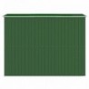 Zöld horganyzott acél kerti fészer 192x274x223 cm