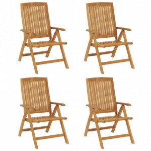 4 db dönthet tömör tíkfa dönthető kerti szék