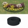 4 db fekete polietilén kerti szegély 10 m x 15 cm