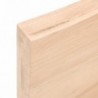 Kezeletlen tömör fa fürdőszobai pult 160x60x(2-6) cm