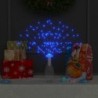 10 db kültéri karácsonyi kék tűzijátéklámpa 1400 LED 20 cm