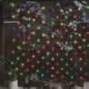 Színes kültéri hálós karácsonyi világítás 204 LED-del 3 x 2 m