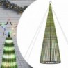Színes karácsonyfa fénykúp 1544 LED-del 500 cm