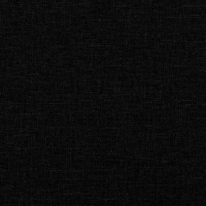 Fekete L-alakú szövet kanapéágy 275x140x70 cm