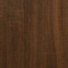 3 részes barna tölgy színű szerelt fa fürdőszobaszekrény-szett