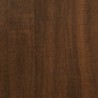 6 részes barna tölgy színű szerelt fa TV-szekrényszett