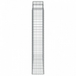 8 db íves horganyzott vas gabion kosár 200x50x220|240 cm