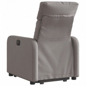 Tópszínű szövet felállást segítő dönthető fotel
