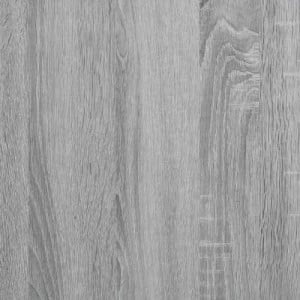 Szürke sonoma színű szerelt fa könyvespolc 102x28x172 cm