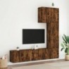 5 darab füstös tölgy színű szerelt fa TV-bútor