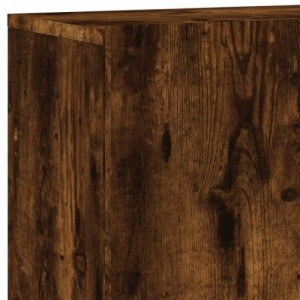 5 darab füstös tölgy színű szerelt fa TV-bútor