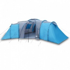12 személyes kék vízálló kupolás családi sátor