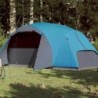 8 személyes kék vízálló keresztirányú családi sátor